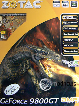 Видеокарта XFX 9800GTX Black Edition Zotac 9800GT AMP! Edition разгон